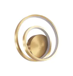 Бра, настінний світильник Goldlux 336705 Zefira LED 1x14W 4000K 2100Lm IP20 золотий