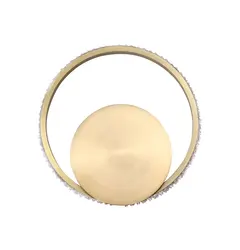 Бра, настінний світильник Goldlux 337870 Diana LED 1x14W 4000K 2100Lm IP20 золотий