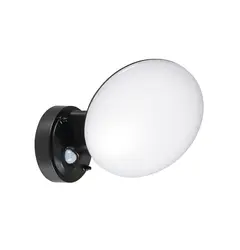 Вуличний світильник з датчиком руху Goldlux 333797 Olaf LED 1x10W 4000K 1200Lm IP44 чорний