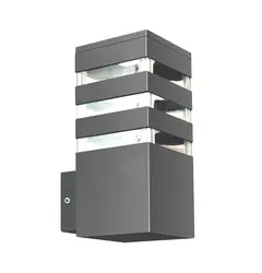 Уличный светильник Goldlux 316165 Teksas E27 1x12W IP44 GR