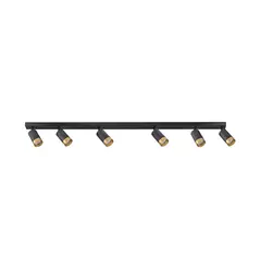 Спот Goldlux 323576 Arras GU10 6x10W IP20 BK