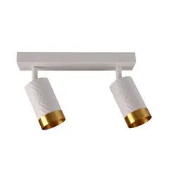 Спот Goldlux 323606 Arras GU10 2x10W IP20 WH