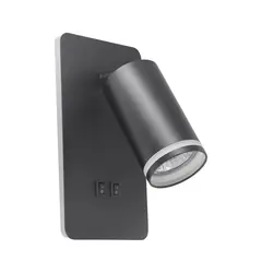 Бра Goldlux 324368 Paris GU10+Led 2x10+6W IP20 BK