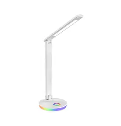 Настільна лампа Goldlux 325037 Neptun Led 1x7W 4000K+RGB 450Lm IP20 WH