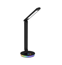 Настольная лампа Goldlux 325044 Neptun Led 1x7W 4000K+RGB 450Lm IP20 BK