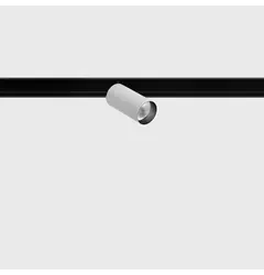 Прожектор IN_LINE TUB XS A 48, D22mm, H48mm, CREE LED 2.1W, 3000K, 112Lm, 10°, CRI>90, 48V, 2-х групний, Вкл./Викл., IP20, білий/чорний