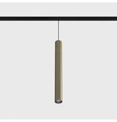 Підвісний світильник IN_LINE TUB S P 300, D30mm, H300mm, CREE LED 7W, 3000K, 610Lm, 50°, CRI>90, 48V, 4-х провідний DIM DALI, IP20, бронзовий/чорний