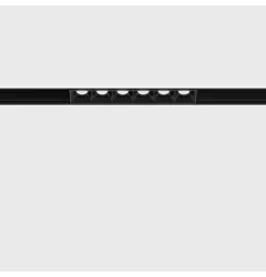 Лінійний світильник IN_LINE COMFORT 137, L137mm, W24.5mm, H48mm, CREE LED 8W, 557Lm, 3000K, 36°, CRI>90, 48V, 2-х групний, Вкл./Викл., IP20, чорний