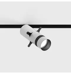 Прожектор IN_LINE GALLERY, D52mm, H160mm, CREE LED 6.3W, 3000K, 600Lm, CRI>90, 48V, 4-х провідний DIM DALI, IP20,білий/чорний