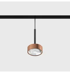Підвісний світильник IN_LINE SOL MINI P, D75mm, H135mm, LED 7W, 610Lm, 3000K, 24°, CRI>90, 48V, 4-х провідний DIM DALI, IP20, мідний/чорний