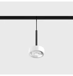Підвісний світильник IN_LINE SOL MINI P, D75mm, H135mm, LED 7W, 610Lm, 3000K, 24°, CRI>90, 48V, 2-х групний, Вкл./Викл., IP20, білий/чорний