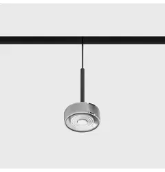 Підвісний світильник IN_LINE SOL MINI P, D75mm, H135mm, LED 7W, 610Lm, 4000K, 24°, CRI>90, 48V, 2-х групний, Вкл./Викл., IP20, хром/чорний