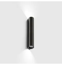 Накладний настінний світильник WALL TUB S 200, вгору/вниз, D32mm, SP36.3mm, H200mm, CREE LED 2x3.3W, 3000K, 2x101Lm, 60°, CRI>90, IP20, 220-240V, титановий