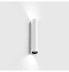 Накладний настінний світильник WALL TUB S 200, вгору/вниз, D32mm, SP36.3mm, H200mm, CREE LED 2x3.3W, 3000K, 2x101Lm, 60°, CRI>90, IP20, 220-240V, білий