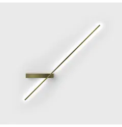 Накладний настінний світильник, поворотний ARROW M, L685mm, H180mm, SP47mm, LED 9W, 3000K, 310Lm, CRI>90, 250mA, DIM DALI, 220-240V, IP20, опаловий, латунь