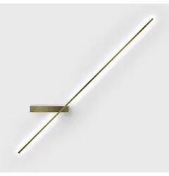 Накладний настінний світильник, поворотний ARROW L, L885mm, H180mm, SP47mm, LED 11W, 3000K, 470Lm, CRI>90, 300mA, DIM DALI, 220-240V, IP20, опаловий, латунь