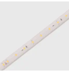 Світлодіодна термостійка гнучка стрічка, L5000mm, w12,5mm, h4.2mm, 2700K, 5W/m, 24V, CRI>80, 690Lm/m, 80Leds/m, лінія розрізу: 100mm/8LEDs, Ta:-40~100°C, IP65