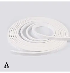 Неонова cтрічка FLEXY 48, L1000mm, W10mm, H20mm,  LED 5.8W/m, 140lm/m, 2700К, DC 48V блок живлення не в комплекті, IP67, білий