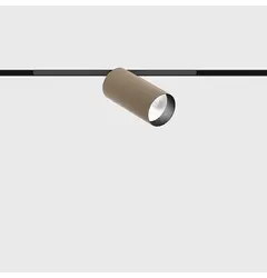 Прожектор MICRO_LINE TUB S A 60, D31mm, H65mm, LED 6.3W, 4000K, 36°, 649Lm, CRI>90, 48V, DIM DALI, IP20, бежевий/чорний