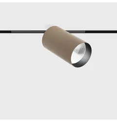 Прожектор MICRO_LINE TUB M A 90, D50mm, H90mm, LED 10.8W, 3000K, 30°, 1040Lm, CRI>90, 48V, DIM DALI, IP20, бежевий/чорний