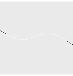Лінійний світильник MICRO_LINE FLEX LINEA, L1000mm, W7mm, H23mm, LED 12W, 3000K, 110°, 447Lm, CRI>90, 2 wired, Вкл./Викл., IP65, білий силікон, чорний