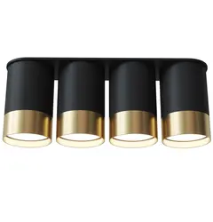 Точковий спот PikArt BP Black/White Gold на 4 лампи NEW 28008