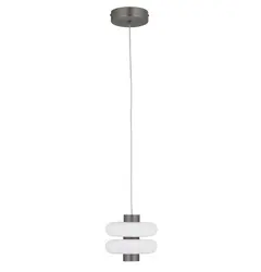 Підвісний світильник, люстра Nowodvorski 11981 Lunari LED 1x8W 3000K IP20 сірий