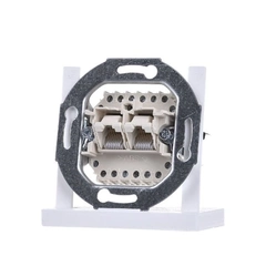 Механизм компьютерной неэкр. розетки 2-порт. UAE JUNG ECO PROFI EPUAE8-8UPOK6US