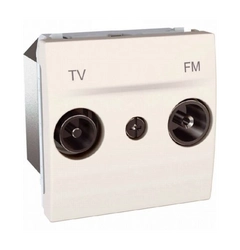 Розетка телевизионная концевая ТV-R 2-м. Unica слоновая кость MGU3.452.25