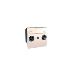 Розетка телевизионная одиночная ТV-R 2-м. Unica слоновая кость MGU3.451.25