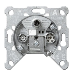 Механизм розетки TV-R-SAT FS 302 F Gira 093700