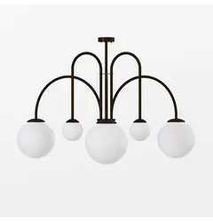 Люстра PikArt Brass&Glass 38399-8