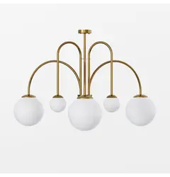 Люстра PikArt Brass&Glass 38399-6