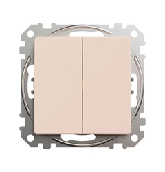 Выключатель 2-кл SE Sedna Design SDD112105 бежевый