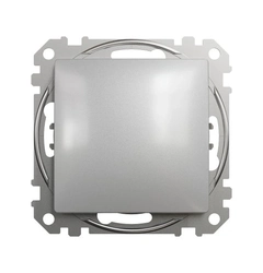 Переключатель 1-кл SE Sedna Design SDD113106 алюминий