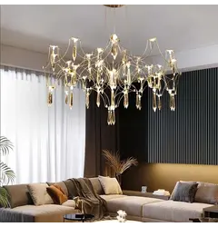 Люстра Linef СТРУКТУРИ TITANIUM MJ203-730 Titanium