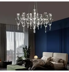 Люстра Linef СТРУКТУРИ CHROME MJ203-600 CH