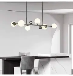 Люстра Linef MJ 295 MJ295L/6L BK+WT
