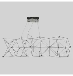 Люстра Linef СТРУКТУРИ CHROME MJ296-1200*450*450 CH