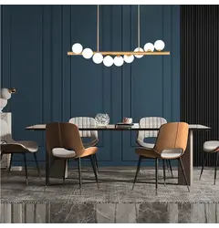 Люстра Linef MJ 191 MJ191-950 AB+WT