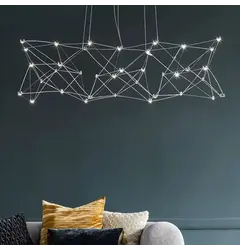 Люстра Linef СТРУКТУРИ CHROME MJ296-1000*450 CH