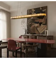 Люстра Linef MJ306 MJ306-1500*300*70 BK OVAL
