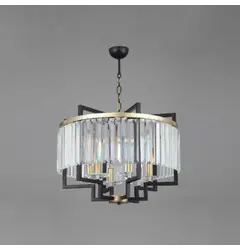Люстра Linef MJ348 MJ348-700 BK+CL