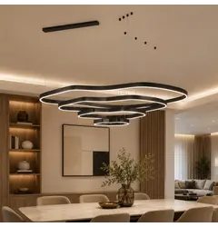 Люстра Linef PCL006 PCL006-100*80*60*40 BK