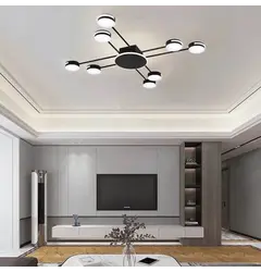 Люстра Linef R 88 BK R88/8 BK