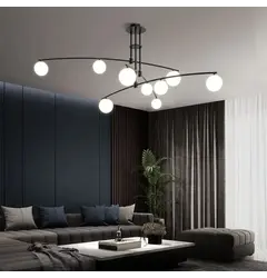 Люстра Linef SGJ 8/9 SGJ8/9 BK, Цвет корпуса: чёрный