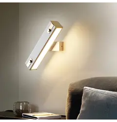 Бра Linef W 086 LED W081-300 WT+GD