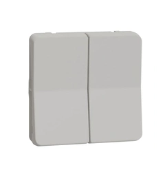 Механизм двухклавишного переключателя IP55, белый, Mureva Styl Schneider Electric MUR39022
