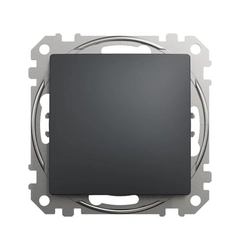 Промежуточный выключатель 1-кл SE Sedna Design SDD114107 черный