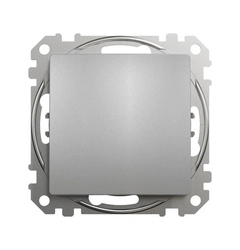 Выключатель 1-кл SE Sedna Design SDD113101 алюминий